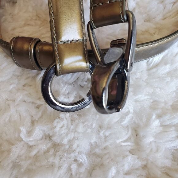 VINTAGE Genuine Italian Leather Gold Brown 36\